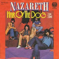 Nazareth Hair of the dog Single Schallplatte Vinyl 45rpm single record disque 45 tours disco 45 giri. Mit Bildhlle. Avec pochette originale. Con copertina Originale. Auch fr Musikbox und Jukebox geeignet.