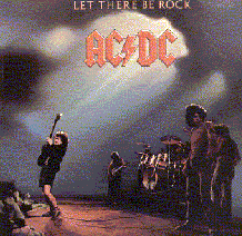 AC DC vinyl LP 'Let there be rock'