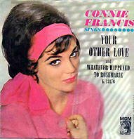 Connie Francis Schallplatte Schner fremder Mann Deutsche Schlager Schallplatte Vinyl Single mit Original Bildhlle. Auch fr Jukebox und Musikbox geeignet. Schlager Hit. Schlagerplatte. Vinyl record 45 rpm with original picture sleeve. Disque 45 tours avec pochette originale. Disco 45 giri con copertina.