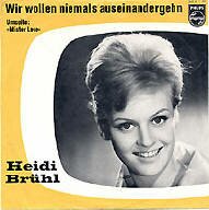 Conny Froboess Zwei 2 kleine Italiener Deutsche Schlager Schallplatte Vinyl Single mit Original Bildhlle. Auch fr Jukebox und Musikbox geeignet. 50er 60er Jahre Schlager