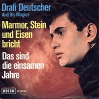 Drafi Deutscher Single Marmor Stein und Eisen bricht Deutsche Schlager Schallplatte Vinyl Single mit Original Bildhlle. Auch fr Jukebox und Musikbox geeignet. 50er 60er Jahre Schlager Grn grn ist Tennessee, Cindy Lou