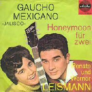 Renate und Werner Leismann Geschwister Leismann Gaucho Mexicano Deutsche Schlager Schallplatte Vinyl Single mit Original Bildhlle. Auch fr Jukebox und Musikbox geeignet. 50er 60er Jahre Schlager