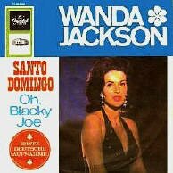 Wanda Jackson Santo Domingo Deutsche Schlager Schallplatte Vinyl Single mit Original Bildhlle. Auch fr Jukebox und Musikbox geeignet. 50er 60er Jahre Schlager