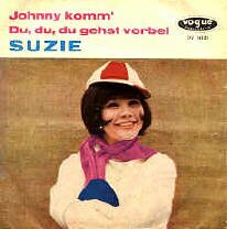 suzie Johnny komm du du gehst vorbei Deutsche Schlager Schallplatte Vinyl Single mit Original Bildhlle. Auch fr Jukebox und Musikbox geeignet. 50er 60er Jahre Schlager