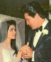 Wedding of Elvis and Priscilla . Hochzeit von Elvis Presley und Priscilla.