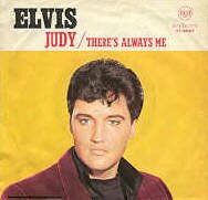 Elvis Presley Schallplatte Judy There's always me Vinyl Single 45 rpm vinyl record disque 45 tours disco 45 giri avec pochette originale portada Orignal-Bildhlle.Original picture sleeve. Alle Elvis Singles auch fr Musikbox und Jukebox wie Seeburg und Wurlitzer geeignet