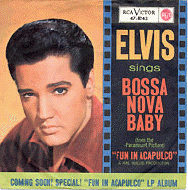 Elvis Presley Schallplatte Bossa Nova Baby Viva Las Vegas fun in Acapulco Let me be your teddy bear Wear my ring around your neck In the ghetto Vinyl Single 45 rpm vinyl record disque 45 tours disco 45 giri avec pochette originale portada Orignal-Bildhlle.Original picture sleeve. Alle Elvis Singles auch fr Musikbox und Jukebox wie Seeburg und Wurlitzer geeignet