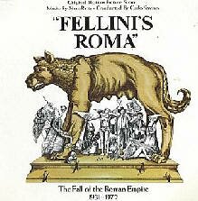 Roma di Federico Fellini, original film soundtrack on vinyl lp. colonna sonora originale disco vinile. vinyl schallpatte original filmmusik Fellinis Roma