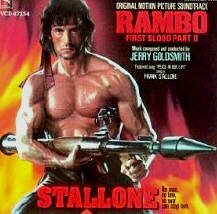 Sylvester Stallone Rambo First Blood Part 2 Original Film Soundtrack LP Schallplatte Movie Soundtrack vinyl record album Motion Picture Soundtrack disque 33 tours vinyle bande sonore disco vinile 33 giri colonna sonora banda sonido Filmmusik