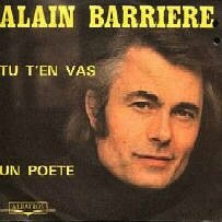 Alain Barrierre tu t'en vas.Original Vinyl Single Schallplatte Musikbox Jukebox Hitparade