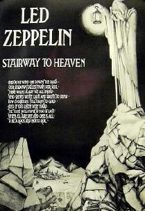 Led Zeppelin 'Stairway to Heaven' poster.