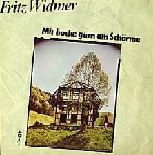 Fritz Widmer Schallplatten. Vinyl. Schweizer Liedermacher. Fritz Widmer Vinyl LP 'Mir hocke grn am Schrme'