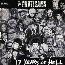 PARTISANS 17 YEARS OF HELL ORIGINAL PUNK ROCK VINYL SINGLE 45 RPM RECORD