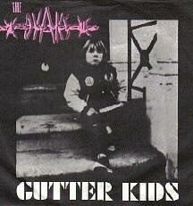  Dyaks Gutter Kids, punk vinyl single 45 rpm Bonaparte Records picture sleeve cover art