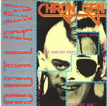 OUTLAW CHRON GEN ORIGINAL PUNK ROCK VINYL SINGLE 45 RPM RECORD