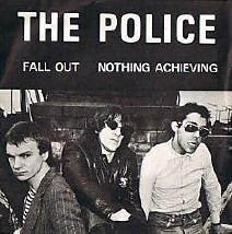 THE POLICE FALL OUT ORIGINAL PUNK ROCK VINYL SINGLE