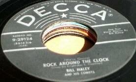 Bill Haley Rock around the Clock Vinyl Schallplatte 45 rpm Rock around the Clock Vinyl SINGLE. Disque 45 tours, disco singolo 45 giri con copertina. Musikbox