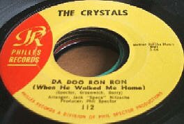 crystals da doo ron ron 50 60s doo wop rock and roll rockabilly rhythm and blues vinyl singles 7 inch 45rpm hits for jukebox and musikbox like wurlitzer and seeburg schallplatten singles 50s hits 60s hits disques 45 tours dischi 45 giri