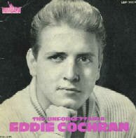 Rare Eddie Cochran vinyl record with picture sleeve in top condition. Schallplatte Single Vinyl 45rpm singles. Auch fr Jukebox und Musikbox wie Wurlitzer und Seeburg. Disque 45 tours avec pochette. Disco 45 giri con copertino