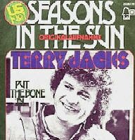 Terry Jacks Vinyl Single Schallplatte 'Seasons in the sun'. 45 rpm record. Terry Jacks Schallplatten. Terry Jacks vinyl records. Disques 45 tours Terry Jacks. Dischi 45 giri Terry Jacks. Skivor Jukebox Wurlitzer Musikbox.