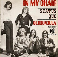 status quo vinyl single in my chair gerdundula pye