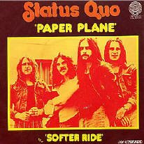 STATUS QUO 'Paper Plane' Vinyl Single FRANCE jukebox musikbox hits