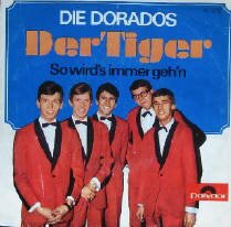 DORADOS 'Der Tiger' Swiss 60s Beat und Rock Original Vinyl Schallplatten Single mit Bildhlle