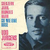 Udo Jrgens Single 17 Jahr, blondes Haar. Vinyl Schallplatte mit Original-Bildhlle. Auch fr Musikboxen und Jukebox wie Wurlitzer oder Seeburg geeeignet. Deutsche Schlager Single auf Vinyl.