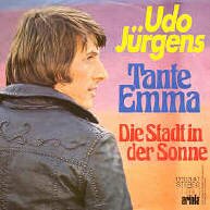 Udo Jrgens Single 'Tnte Emma'. Vinyl Schallplatte mit Original-Bildhlle. Auch fr Musikboxen und Jukebox wie Wurlitzer oder Seeburg geeeignet. Deutsche Schlager Single auf Vinyl.